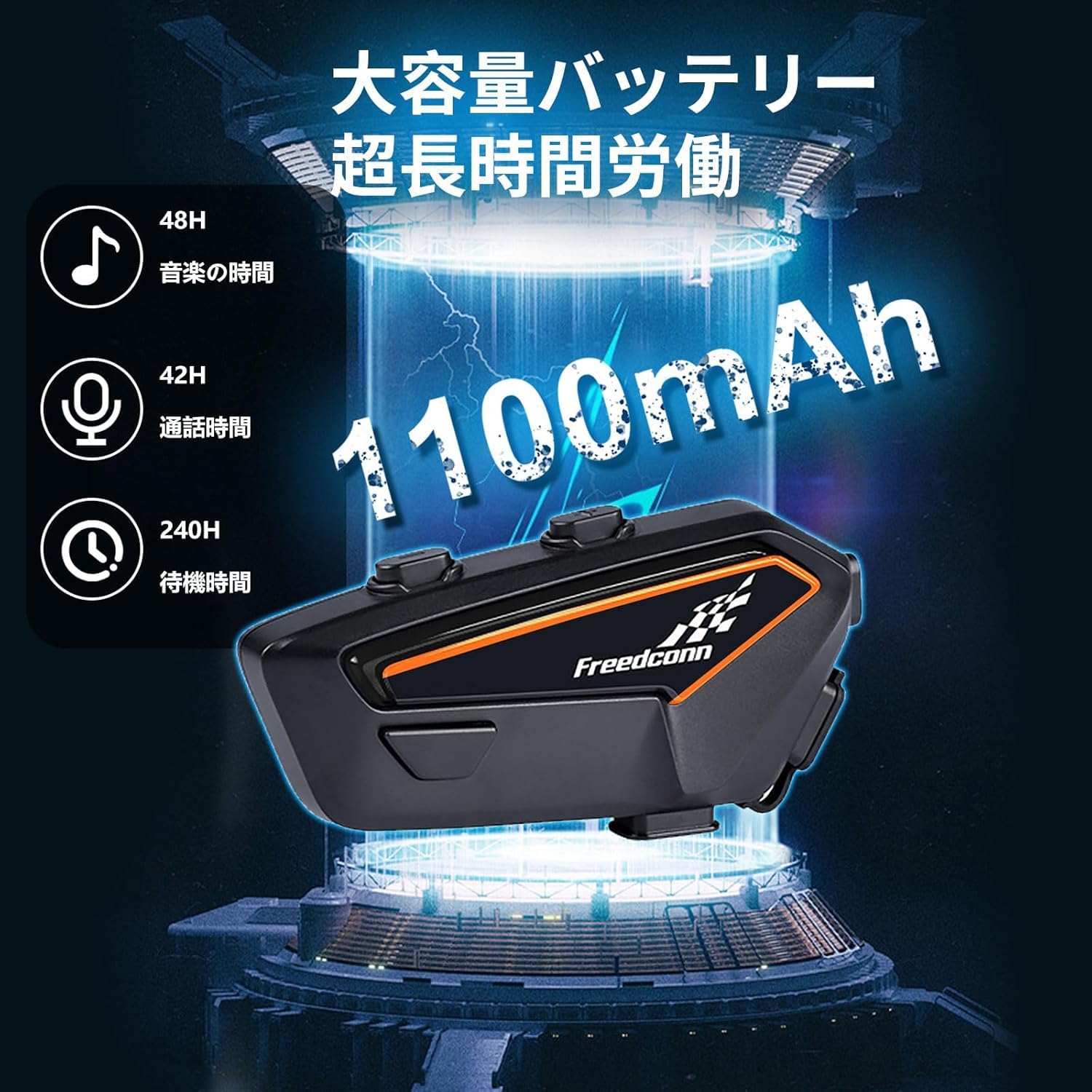 Amazon.co.jp: FreedConn F1 バイク インカム Bluetooth5.1